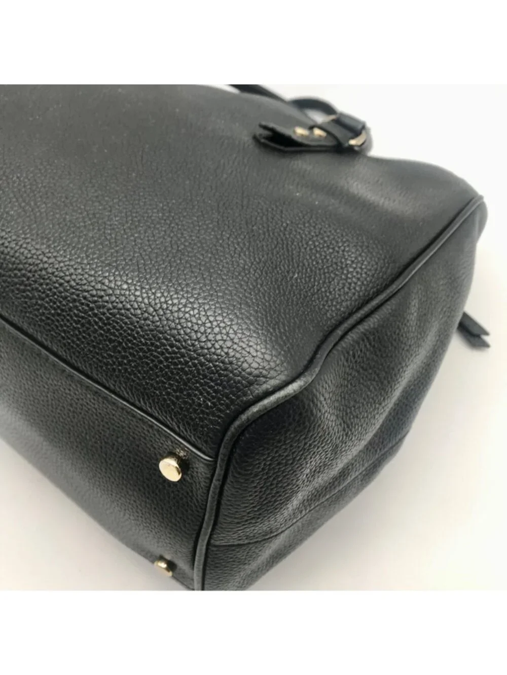 Kate Spade Black Pebbled Leather Leighann Mulberry Street Convertible Satchel